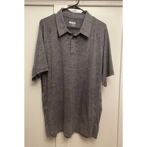 MARMOT Mens Lightweight Polo Gray Hike Golf Casual Performance Outdoors 2XL‎
